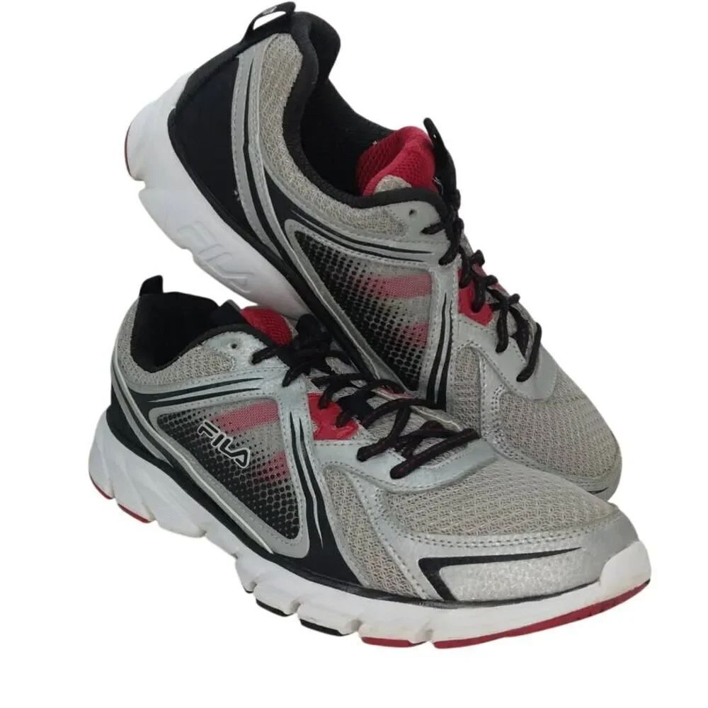 FILA Threshold 3 Men's Pre-owned Silver Running Sneakers - sz. 13